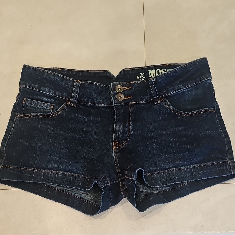 Mossimo Supply Co. Women's Dark Blue Denim Shorts